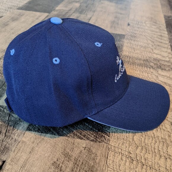 Cabo San Lucas Hat Embroidered Humpback Whale Blue Baseball Cap - Picture 5 of 6